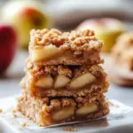 Apple Crisp Shortbread Bars
