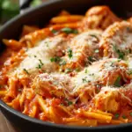 One Pot Chicken Parmesan Pasta
