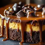Caramel Brownie Cheesecake