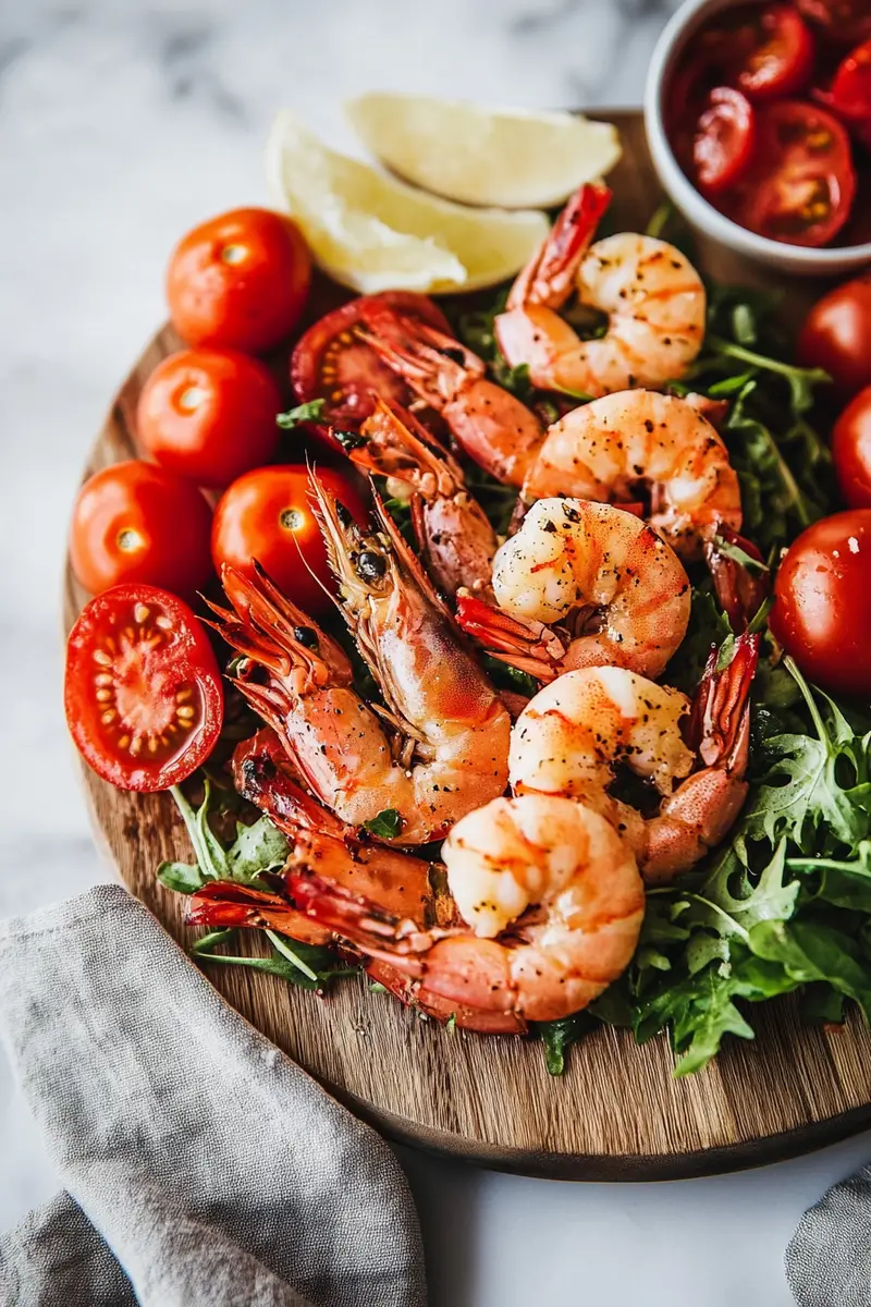 Shrimp Salad with Tomatoes Recipe