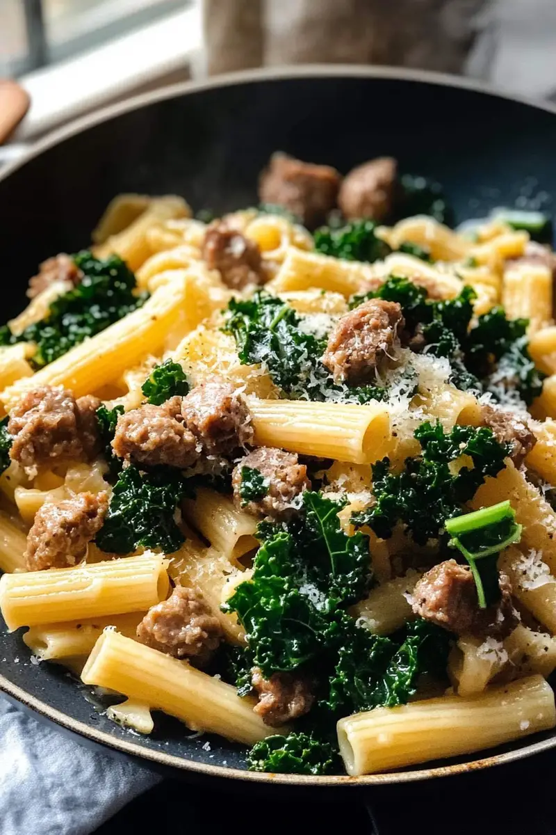 Sausage Kale Pasta Recipe