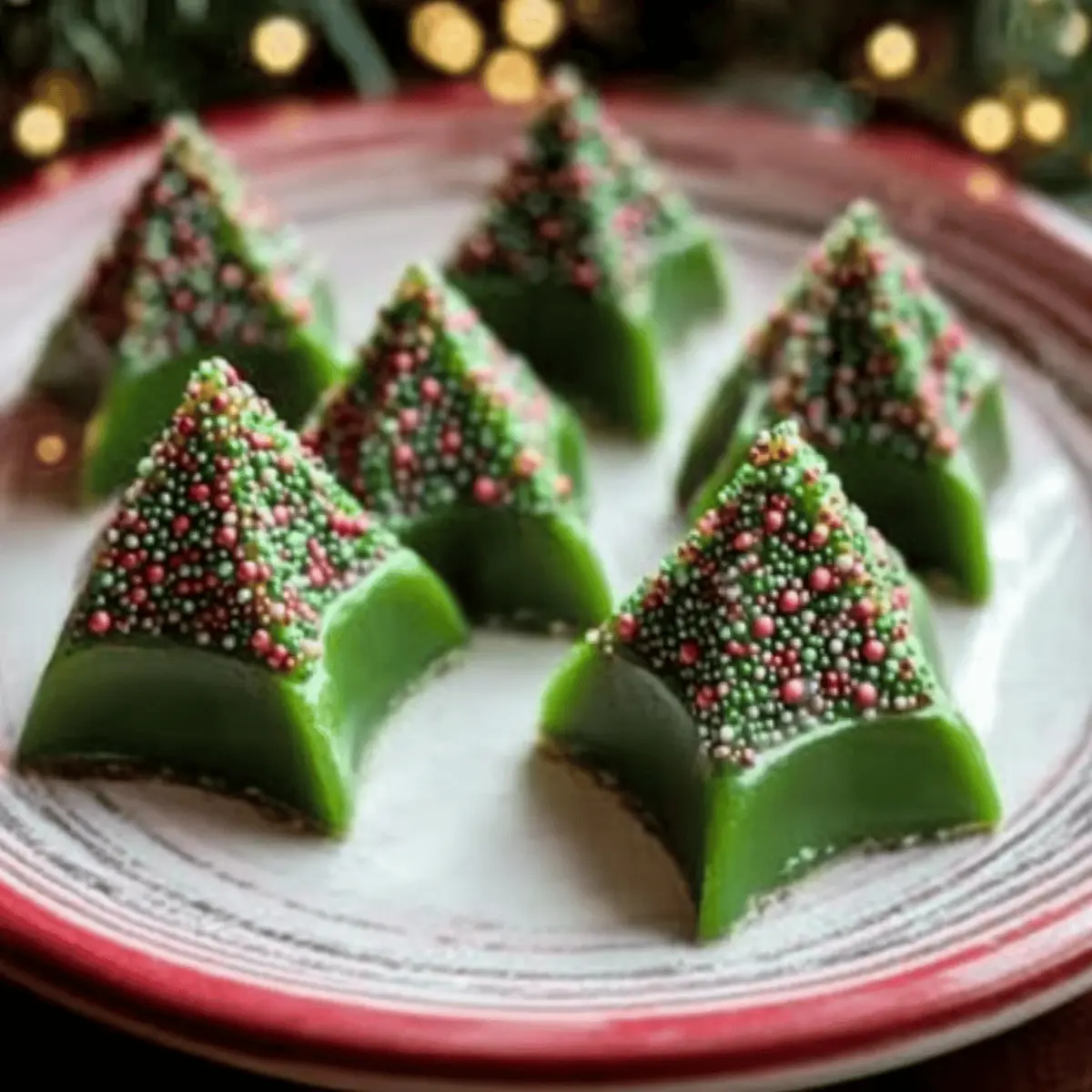 Fudge Christmas Trees