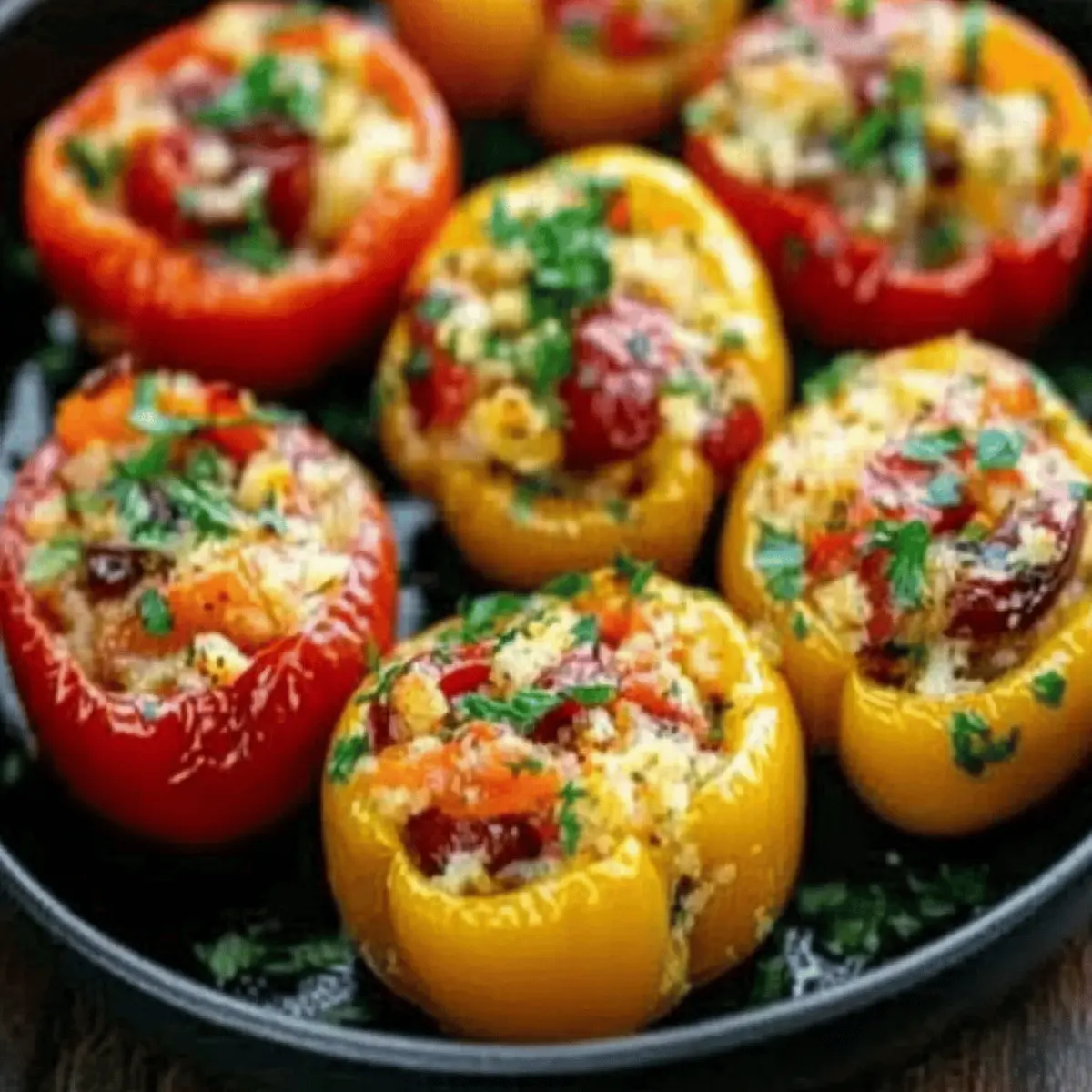 Mediterranean Stuffed Mini Peppers