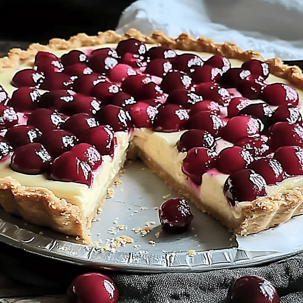 Cherry Mascarpone Tart