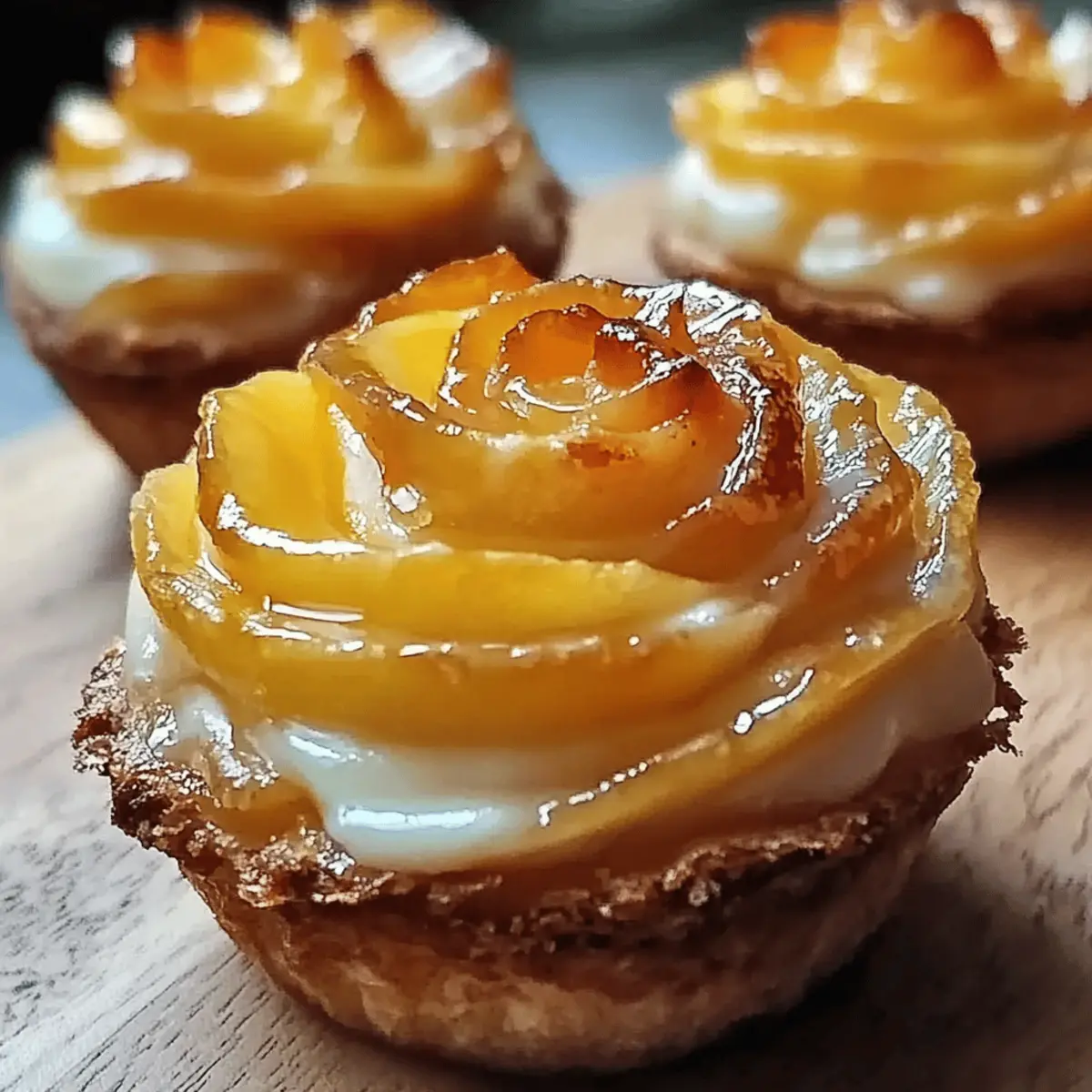 Irresistible Peach Pie Cruffins