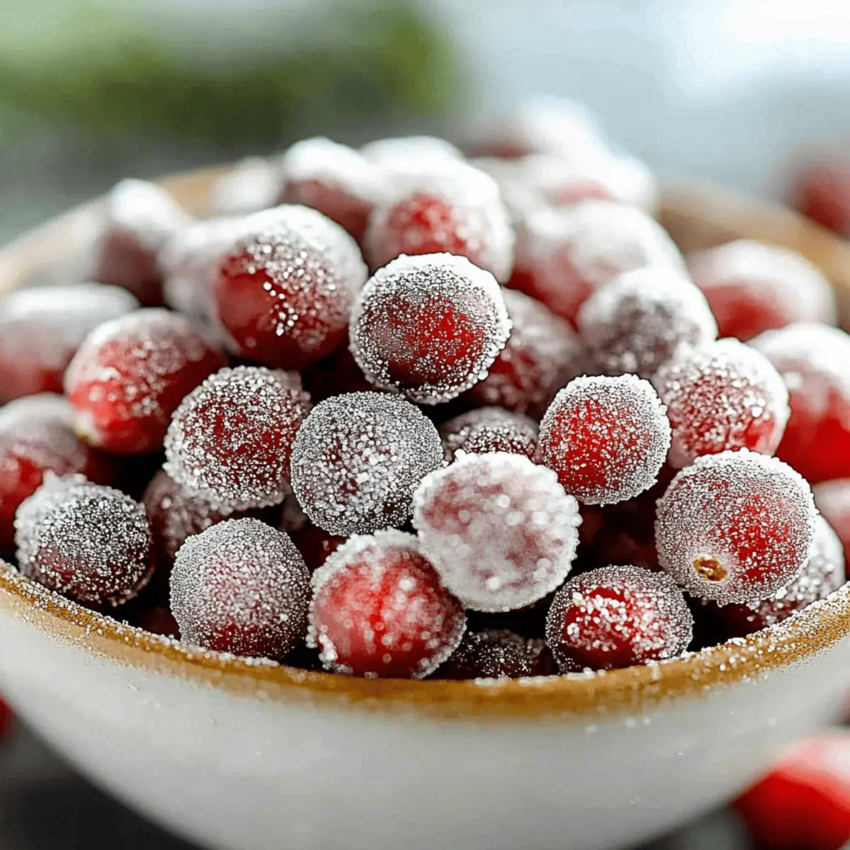 Sugared Cranberries