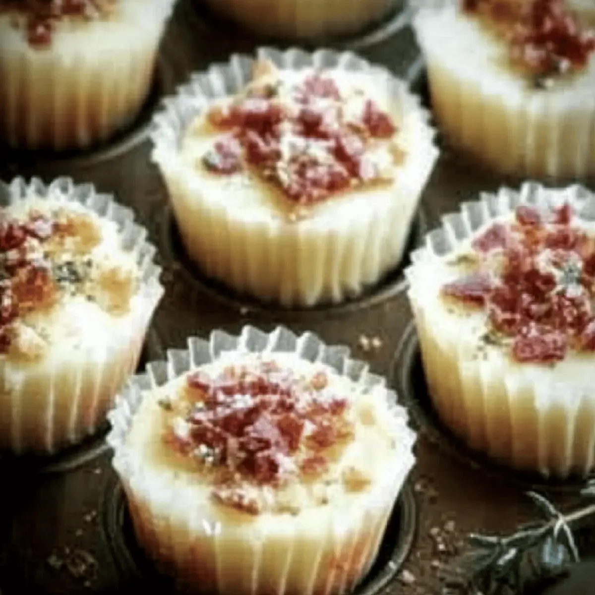 Muffin Pan White Christmas Crackles