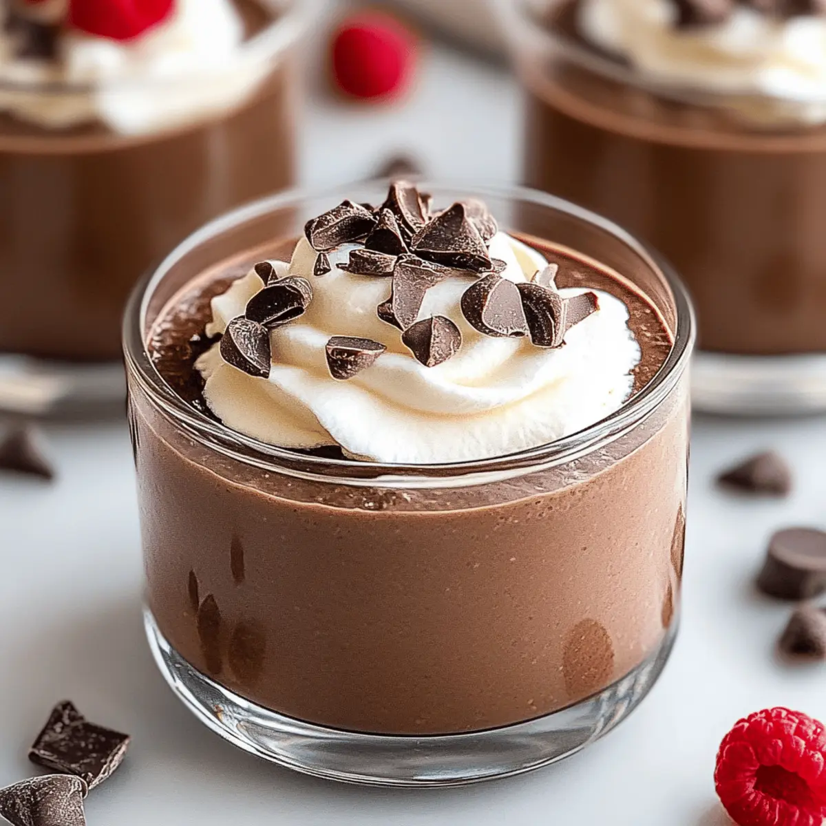 Cottage Cheese Chocolate Mousse